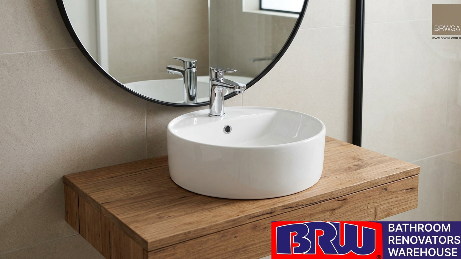 BRW Ceramic Vanity Basin