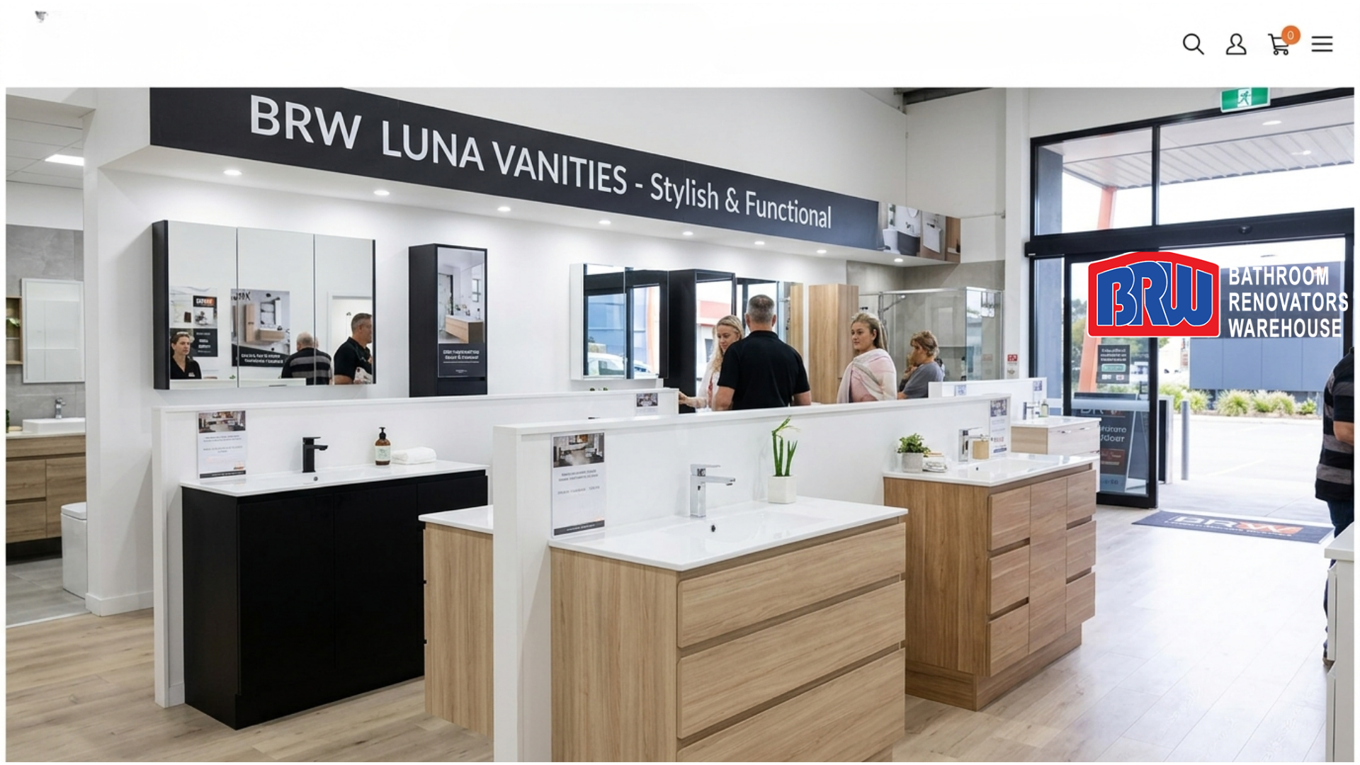 BRW Luna vanities